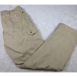 40 Grit By Duluth Trading‎ Pants Mens Size 36x32 Beige Cargo Standard Fit Skater